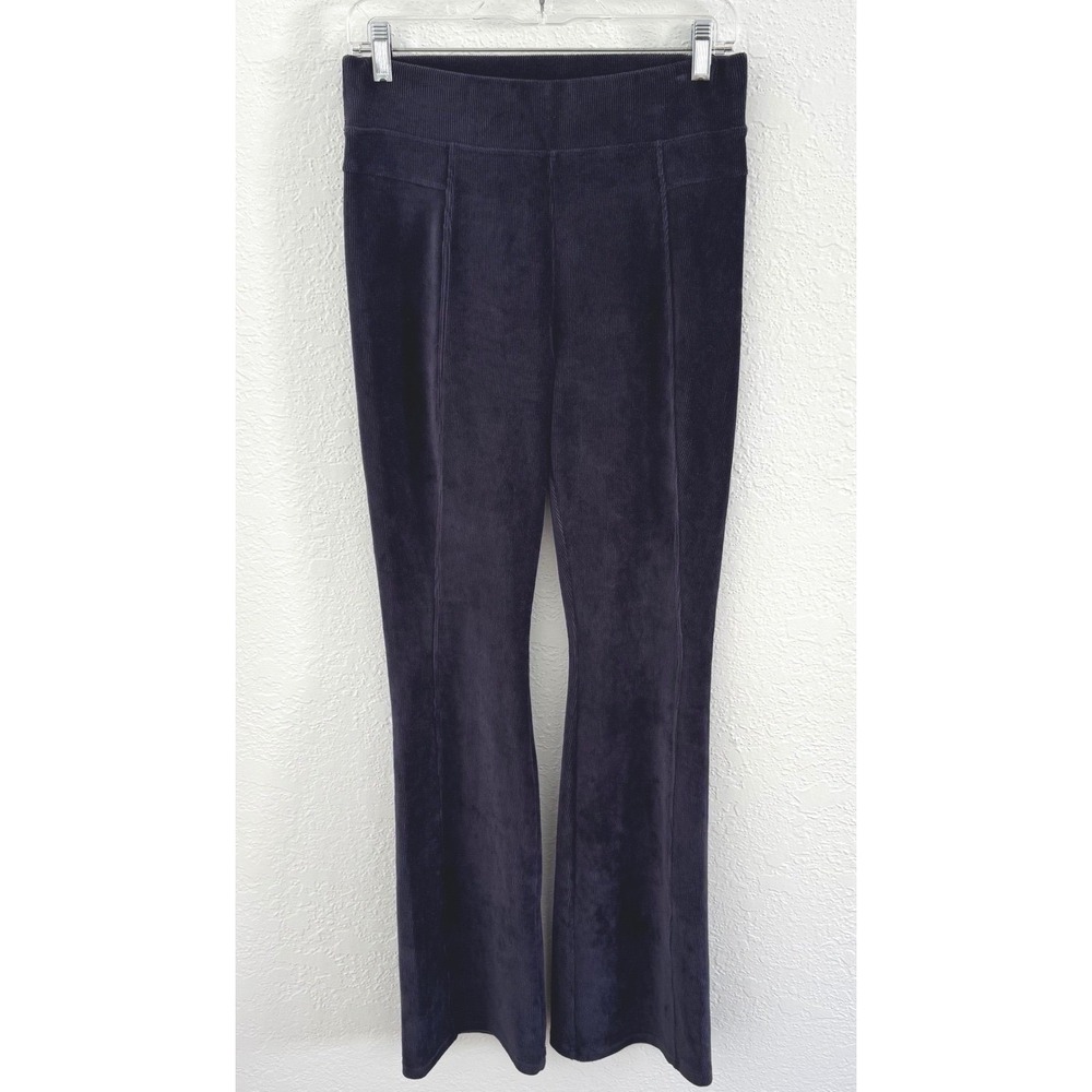 OFFLINE By Aerie Blue High-Rise Corduroy Bootcut Leggings Medium Yoga Velvet